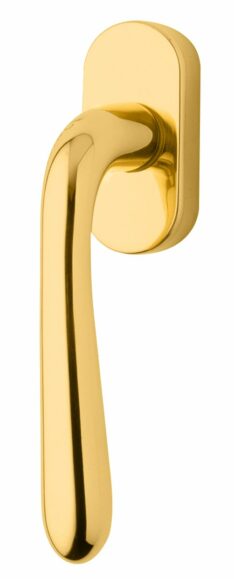 Maniglia ottone lucido per finestra modello One-0