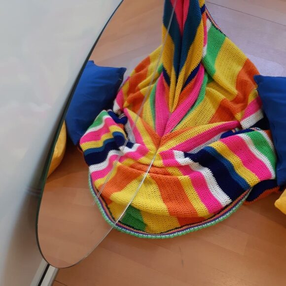 Specchio Foglia con decoro sabbiato da mm. 1000 x 700-498