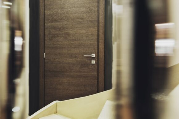 Porta interna laminatino ROVERE KAVA da cm. 80 x 210 H spinta destra BATTENTE -0