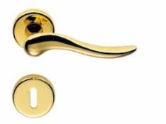 Maniglia per porta OROPLUS in oro lucido