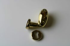 Mezzo pomo oro zirconio HPS per porta interna COLOMBO mod. ROBOT HPS - mezza destro-683