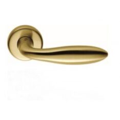 Maniglia oro mat satinato per porta interna - mezza destra - COLOMBO MACH-0