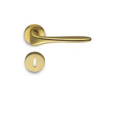 Maniglia oro mat satinato per porta interna - mezza destra - COLOMBO MADI -0