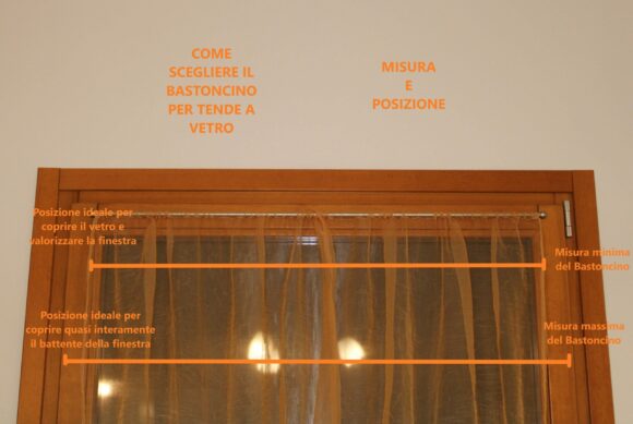 KIT Gancio + Bastoncino per tende a vetro SENZA FORI -1174