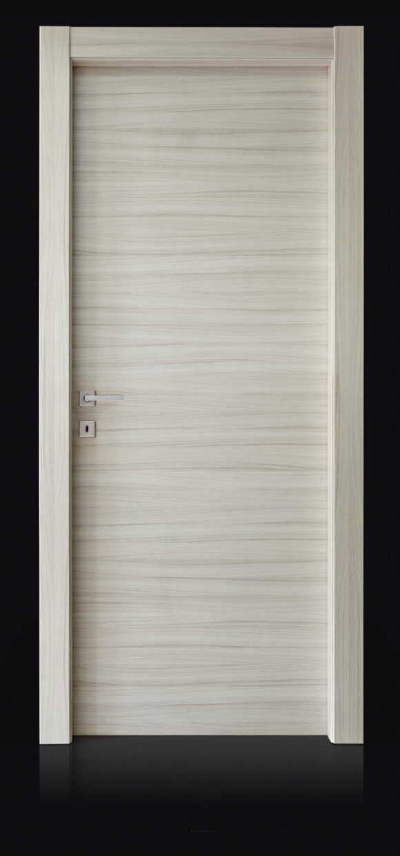 Porta interna con rivestimento sintetico BIANCO SPAZZOLATO o BIANCO-AVORIO CANGIANTE-0