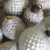 Palline di Natale in vetro Bianco - Bianco anticato - Decoro natalizio - forme e dimensioni varie-0
