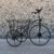 Porta Vaso Fioriera Bicicletta Metallo Marrone da cm. 44 x 24 x 32 H-0