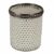 Porta Tealight in vetro Bianco rotondo da cm. Ø 5 x 6 H-0
