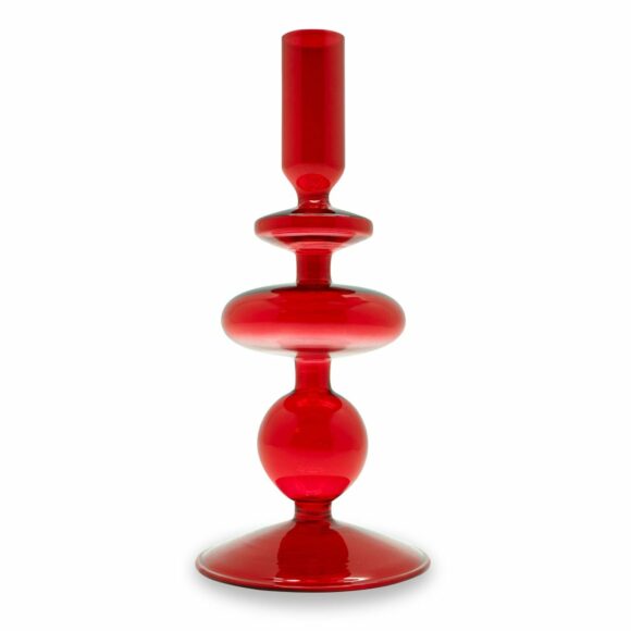 Portacandele in vetro borosilicato - colori e forme varie-2055