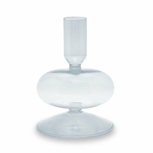 Portacandele in vetro borosilicato - colori e forme varie-2061
