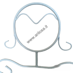Indossatore Bambina in Metallo bianco-2158