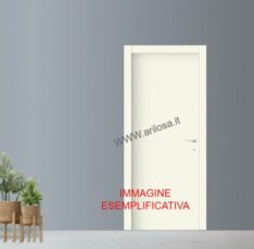 Porta Interna Laminato Bianco Scorrevole interno muro da cm. 90 x 210 H -0