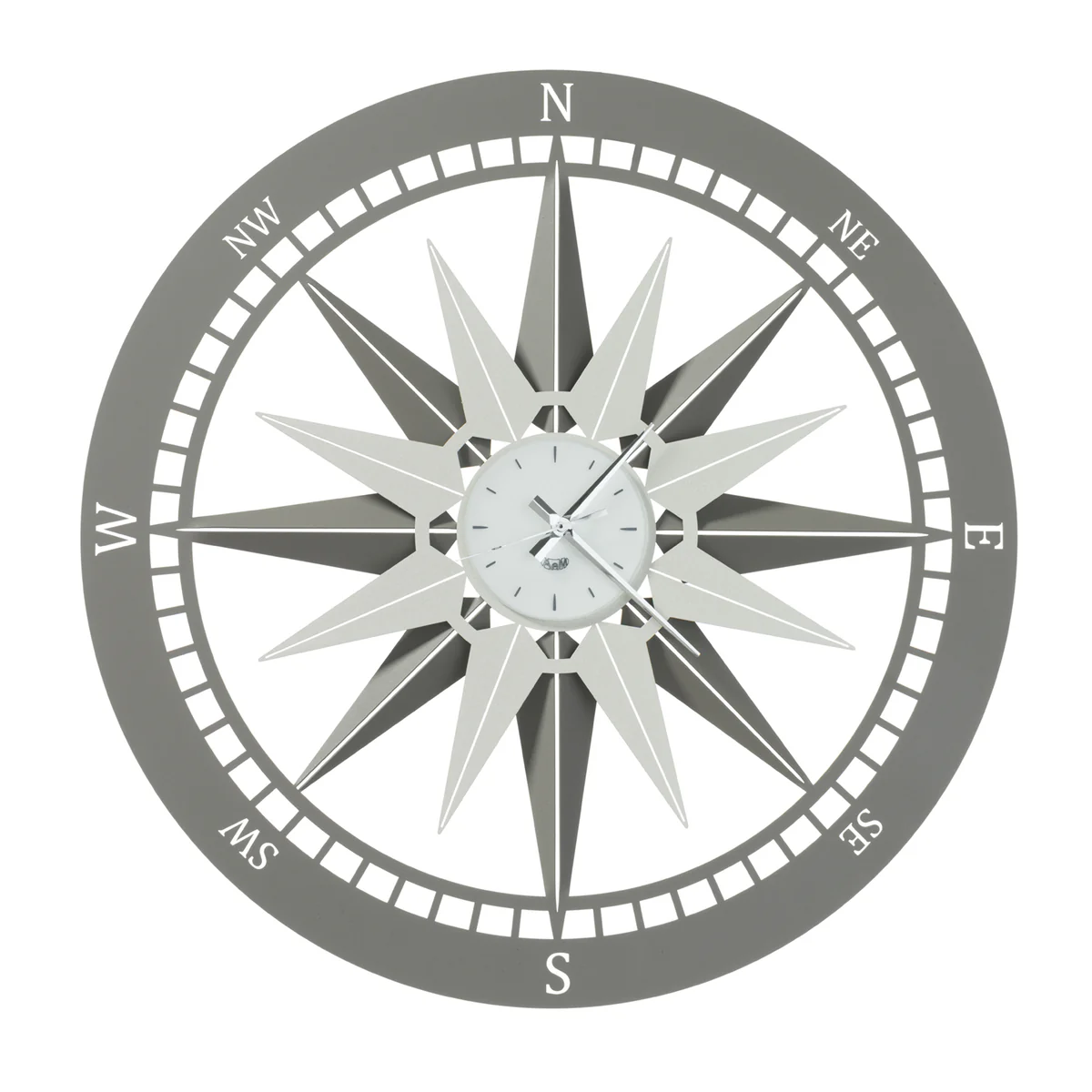 Arilosa-orologio-da-parete-bussola-grande-fango e avorio
