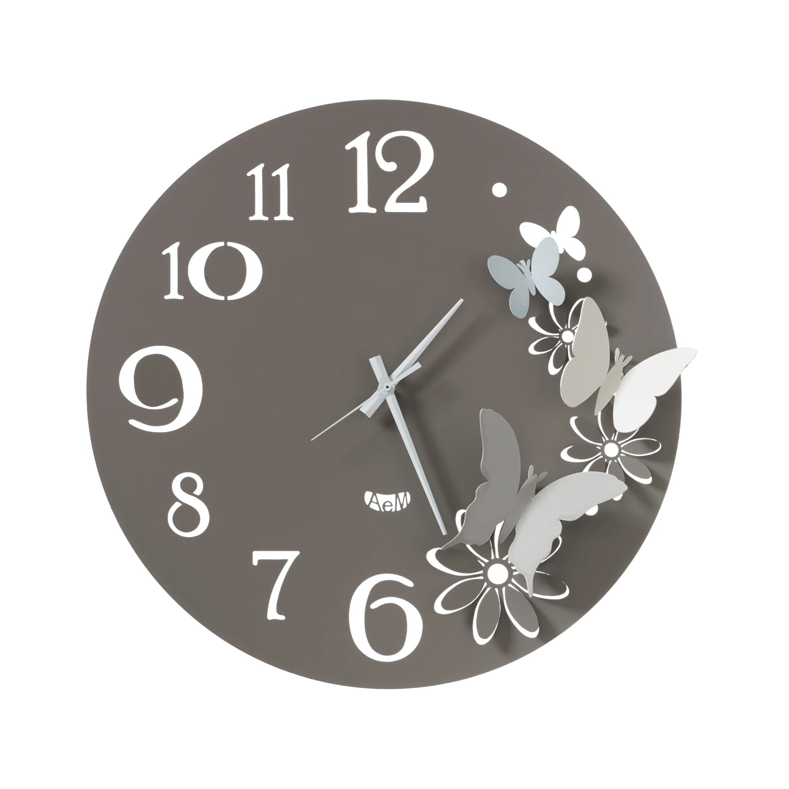 Orologio da appendere Butterfly Flowers - piccolo - immagine 3