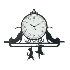 orologio da parete a forma di gatto cattitude