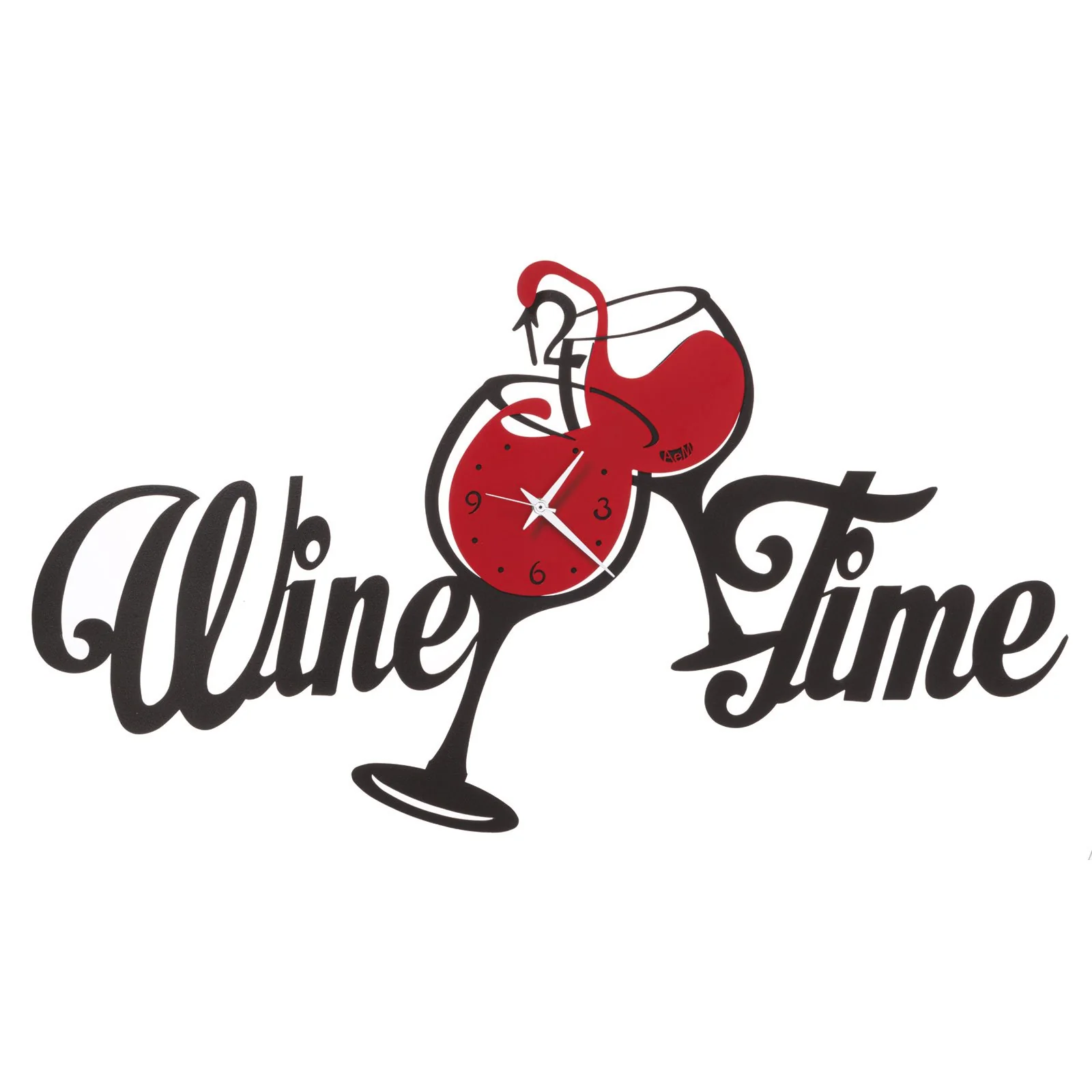 Orologio da appendere Wine Time