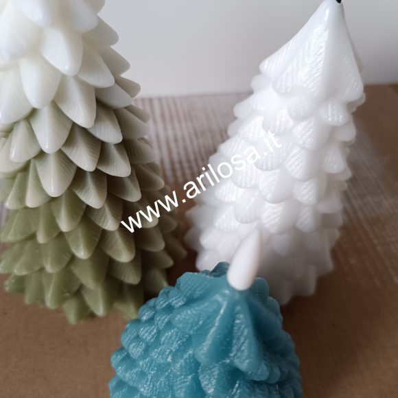 Candele Albero a led in cera - forma Albero - immagine 9