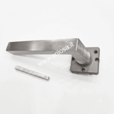 Maniglia GM07 per porta - cromo satinato - mezza sinistra